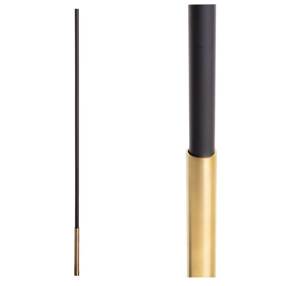 SoHo - Brass Base on Satin Black Baluster