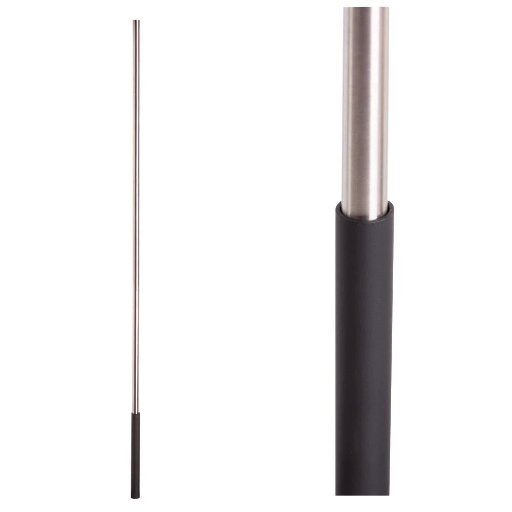 SoHo - Satin Black Base on Stainless Steel Baluster