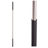 SoHo - Satin Black Base on Stainless Steel Baluster