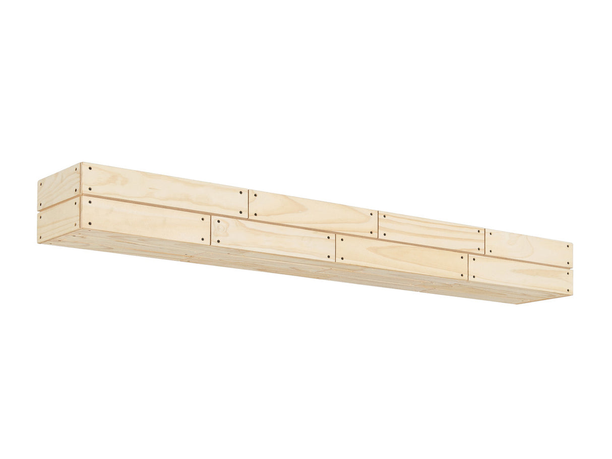 The Cades Shiplap Fireplace Mantel Shelves (2) Unfinished