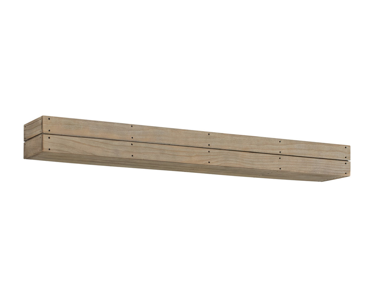 The Cades Pallet Fireplace Mantel Shelves (2), Fontana Finish