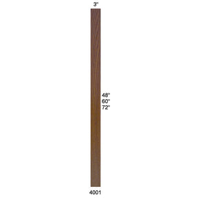 4001 48" S4S Newel Post