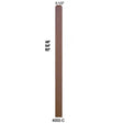 4002 54" S4S Newel with Chamfered Top