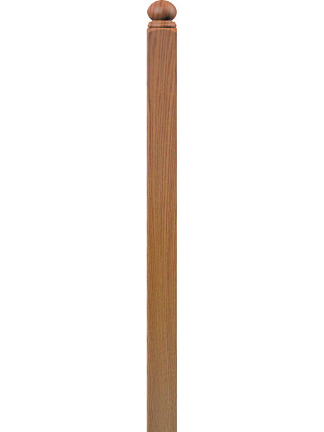 4004BT 48" Ball Top S4S Newel Post