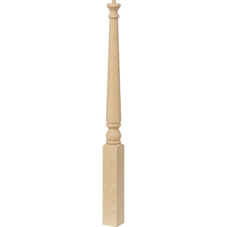 4011 Colonial Pin Top Start Newel Post ASH
