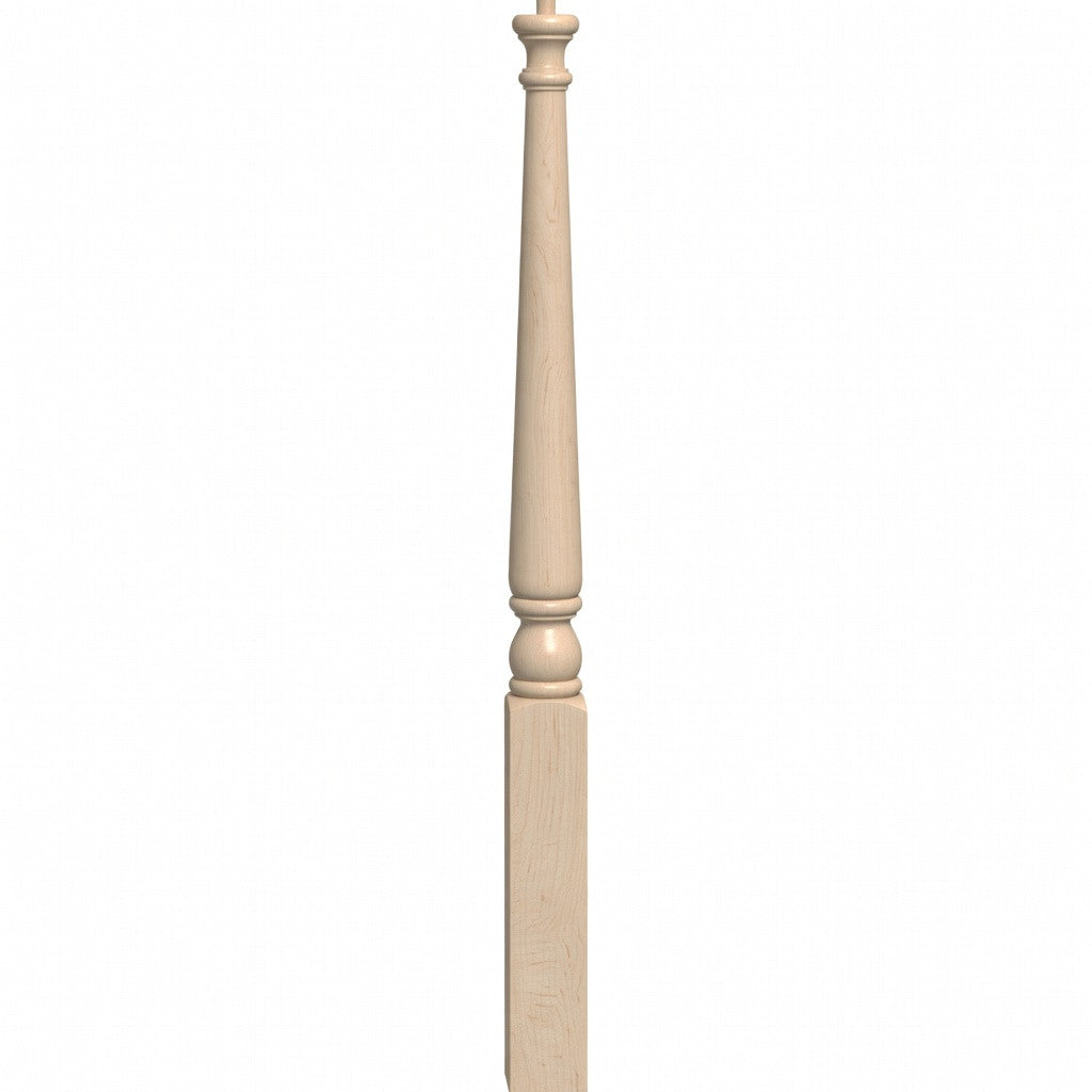 4011 Colonial Pin Top Start Newel Post Birch