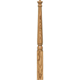 4010 Colonial Pin Top Starting Newel Post in Hickory