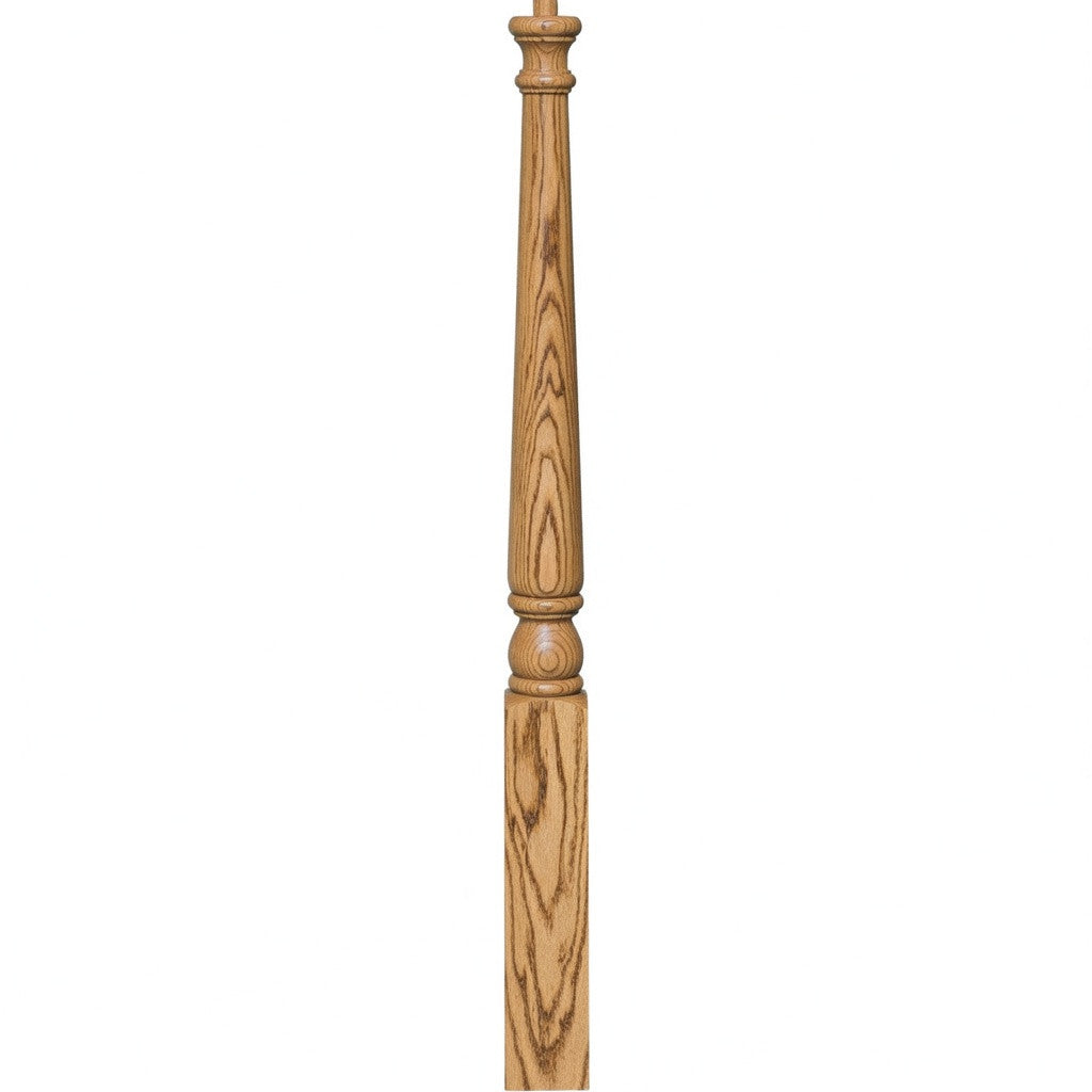 4011 Colonial Pin Top Start Newel Post Hickory