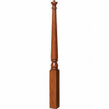 4011 Colonial Pin Top Start Newel Post Mahogany
