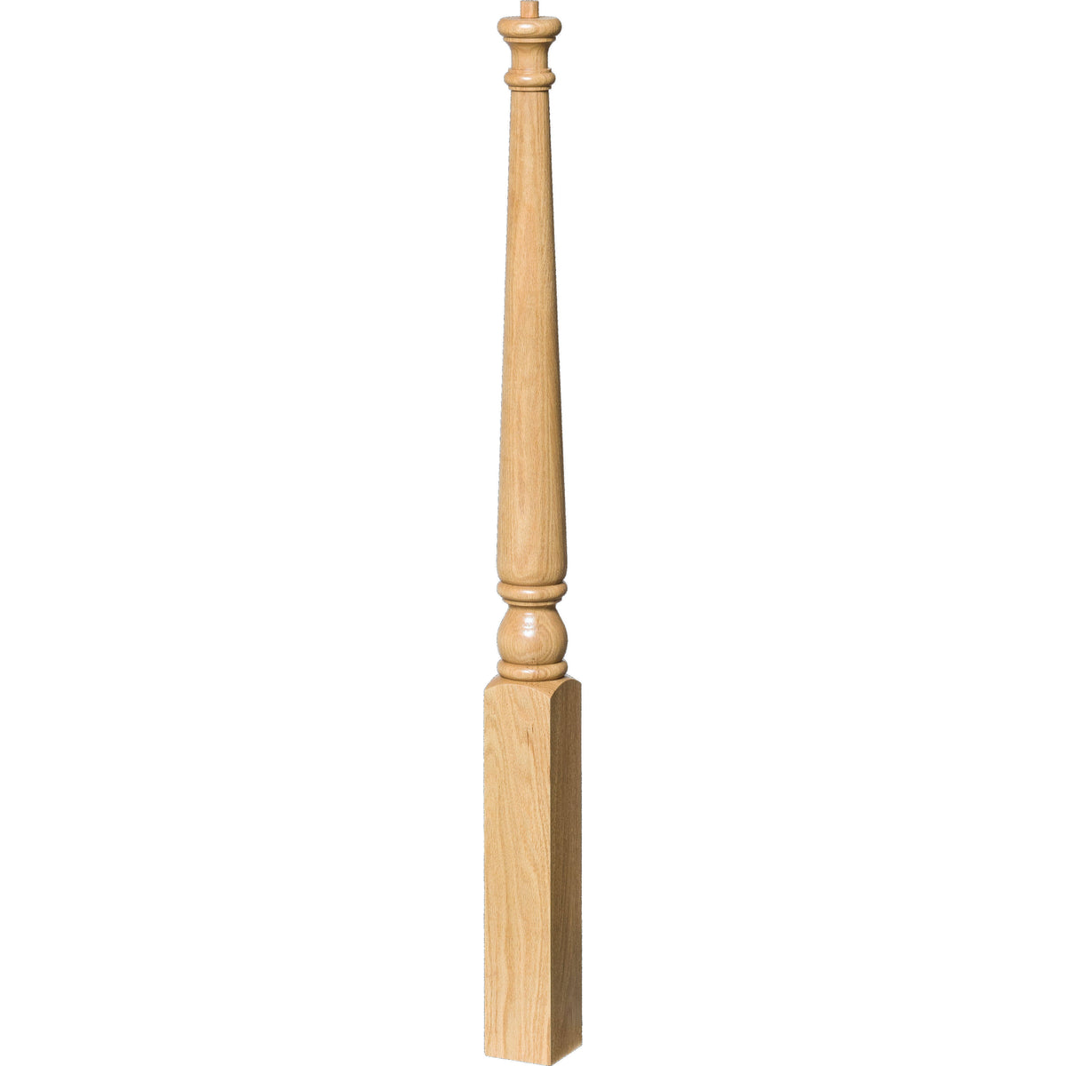 4011-3.25 3-1/4" x 48" Colonial Pin Top Starting Newel Post