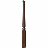 4011 Colonial Pin Top Start Newel Post Walnut
