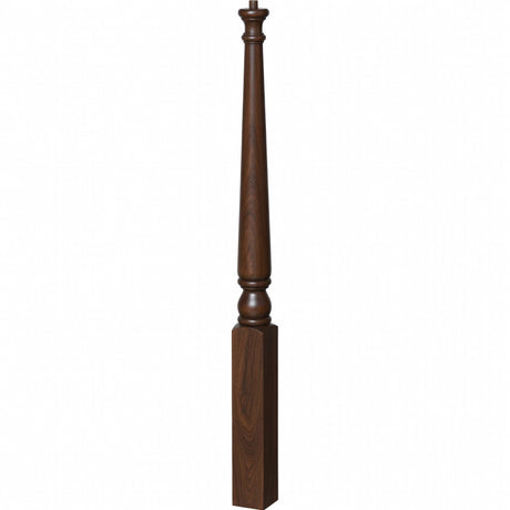 4011 Colonial Pin Top Start Newel Post Walnut