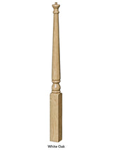 4011 Colonial Pin Top Start Newel Post White Oak 