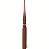 4013 3" x 48" Colonial Stablizer Newel Post, Mahogany