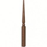 4013 3" x 48" Colonial Stablizer Newel Post, Walnut
