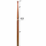 4018 72" Colonial Landing Newel Post