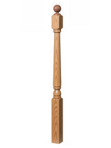 4040A Colonial Starting Newel Post shown with Ball Top