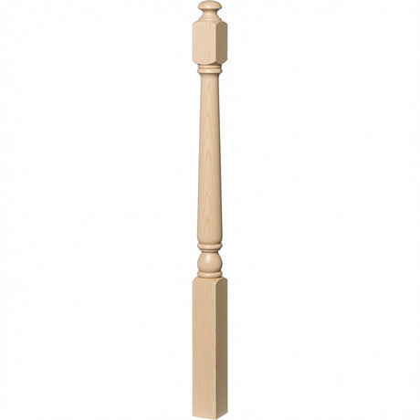 4042A Colonial Starting Newel Post, Soft Maple