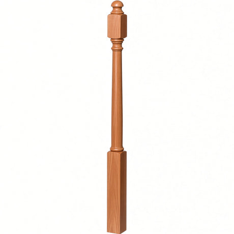 4040B 3" x 48" Colonial Starting Newel Post, American Cherry