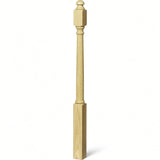 4040B 3" x 48" Colonial Starting Newel Post, Poplar