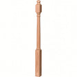 4040B 3" x 48" Colonial Starting Newel Post, Red Oak