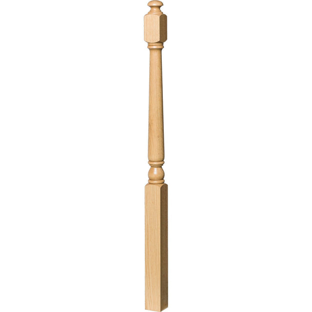SP-4042A Red Oak Colonial Starting Newel Post