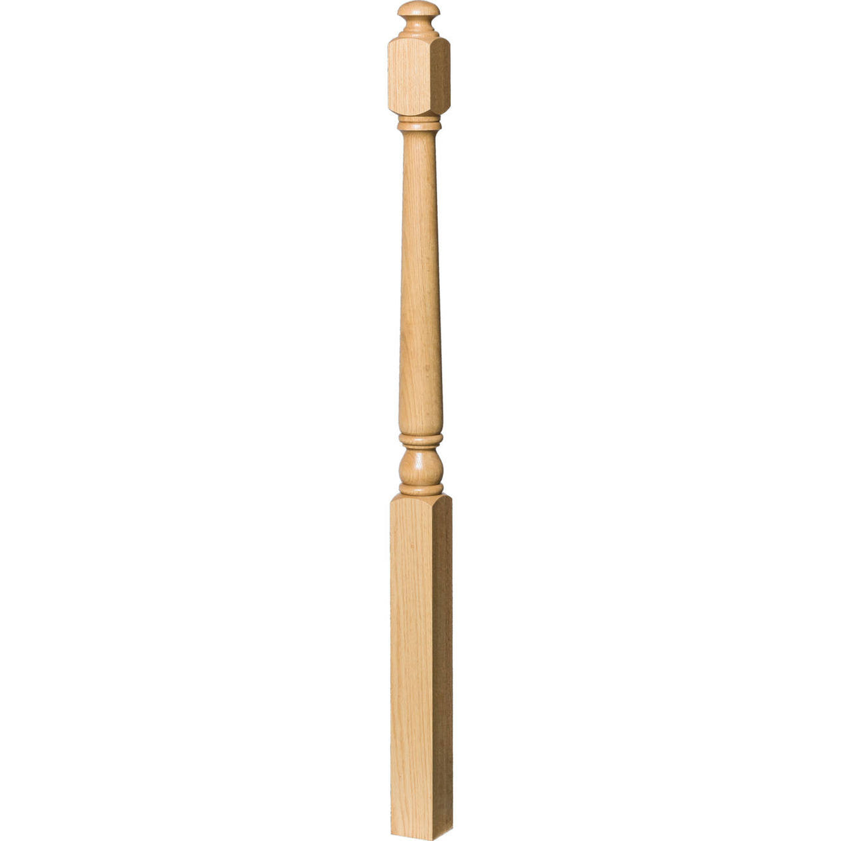 4042A Colonial Starting Newel Post, Red Oak