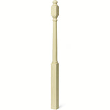 4042B 3" x 54" Sarting Mushroom Top or Ball Top Colonial Newel Post, Poplar