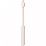 4042B 3" x 54" Sarting Mushroom Top or Ball Top Colonial Newel Post, Soft Maple