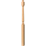 SP-4043A Red Oak Colonial Starting Newel Post