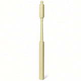 4045B 3" x 60" Mushroom Top or Ball Top Colonial Second Floor / Landing Newel Post with 10" Face, Poplar