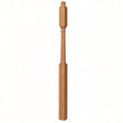 4045B 3" x 60" Mushroom Top or Ball Top Colonial Second Floor / Landing Newel Post with 10" Face, Red Oak