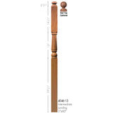 4046A/13 Colonial Intermediate Landing Newel