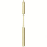 4046B 3" X 60" Mushroom Top or Ball Top Colonial Intermediate Landing Newel Post, Poplar