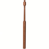 4048B 3" x 72" Mushroom Top or Ball Top Colonial Landing Newel Post, Mahogany