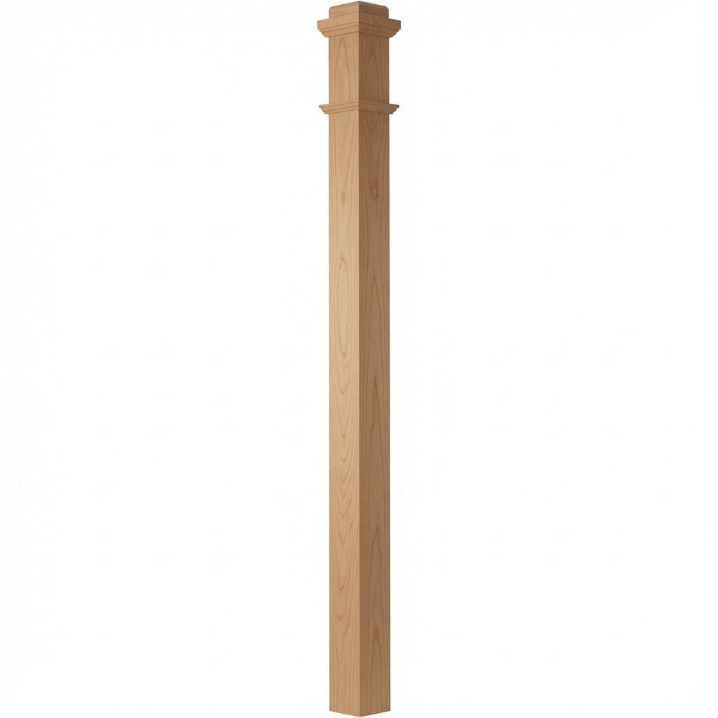 4075 Box Newel Post, Alder