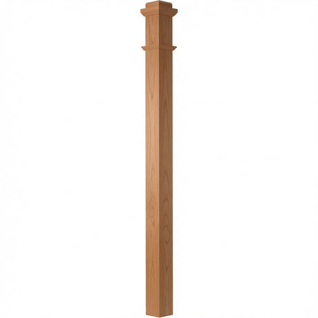 4075 Box Newel Post, American Cherry
