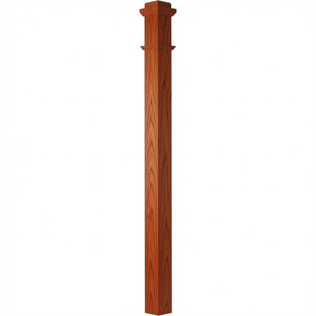 4075 Box Newel Post, Brazilian Cherry