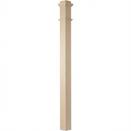 4075 Box Newel Post, Hard Maple