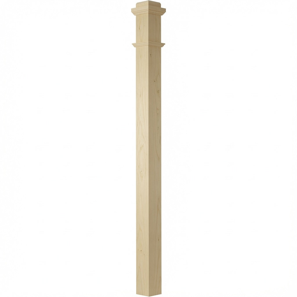 4075 Box Newel Post, Poplar