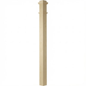 4075 Box Newel Post, Poplar