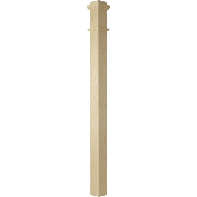 4075 Box Newel Post, Poplar
