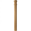 4075 Box Newel Post, Red Oak