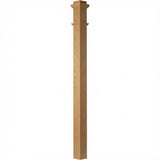 4075 Box Newel Post, Red Oak