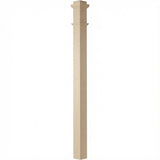 4075 Box Newel Post, Soft Maple