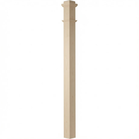 4075 Box Newel Post, Soft Maple