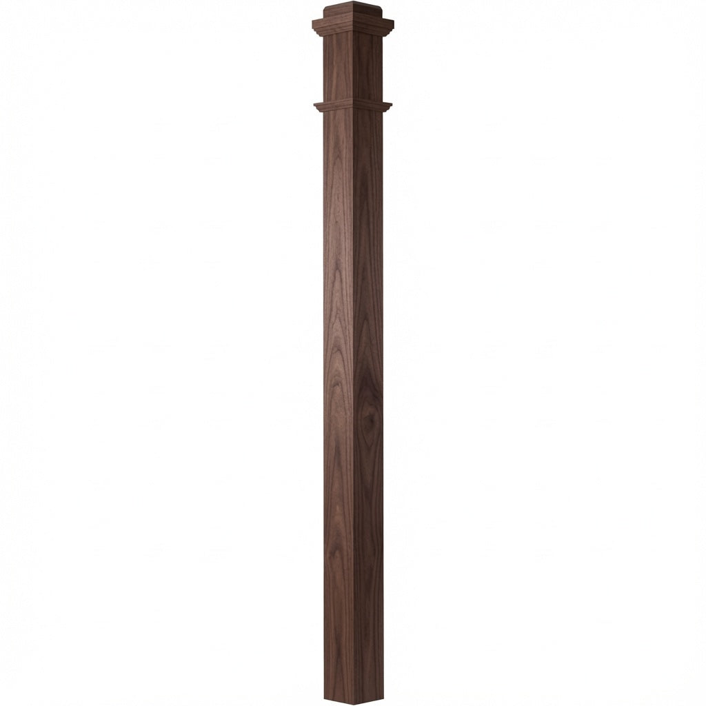4075 Box Newel Post, Walnut