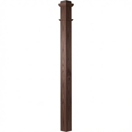 4075 Box Newel Post, Walnut