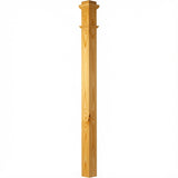 4075 Box Newel Post, Yellow Pine