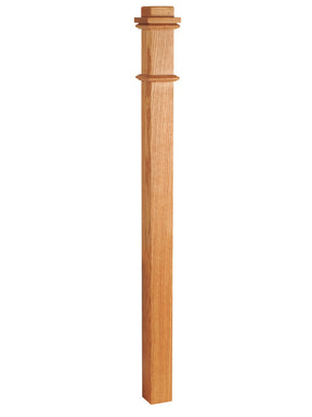 4076 3-1/2" x 58" Box Newel Post 
